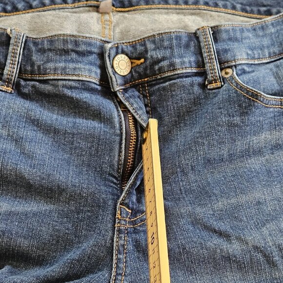 Torrid Jean Women 24S Short Blue Perfect Boyfriend Ankle Vintage Stretch Western - Picture 10 of 16